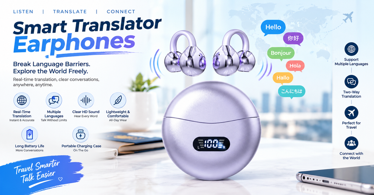 Smart Translator Earphones vs Phone Translation: Which Is More Convenient?