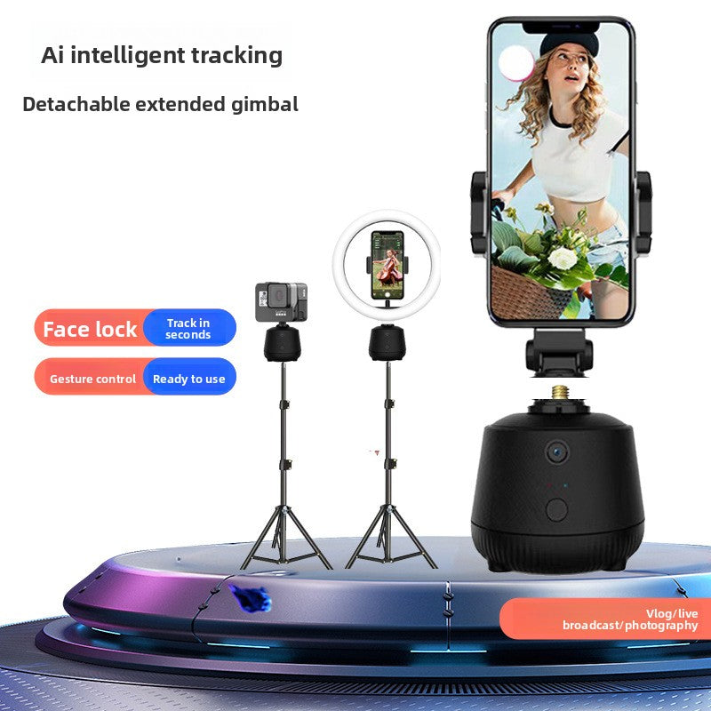 AI smart rotating stand tripod