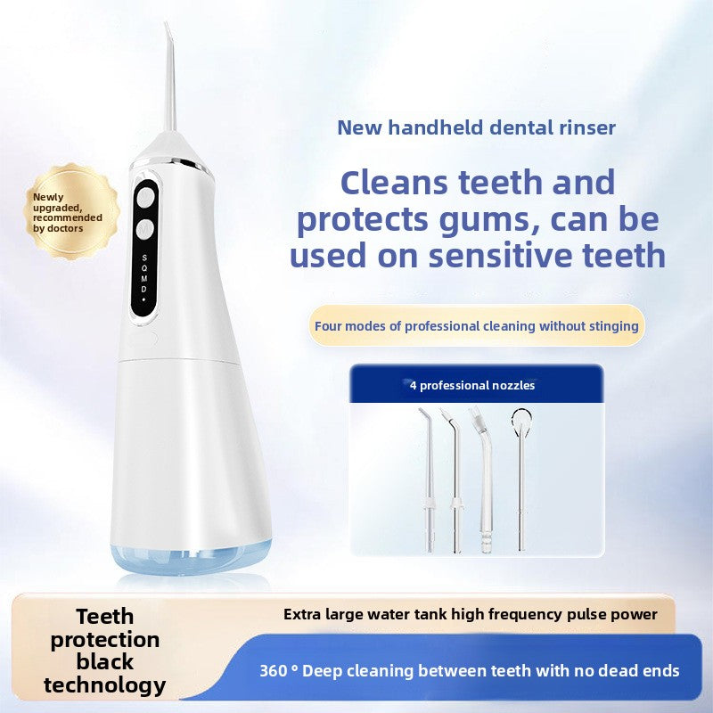 Portable smart electric dental flosser