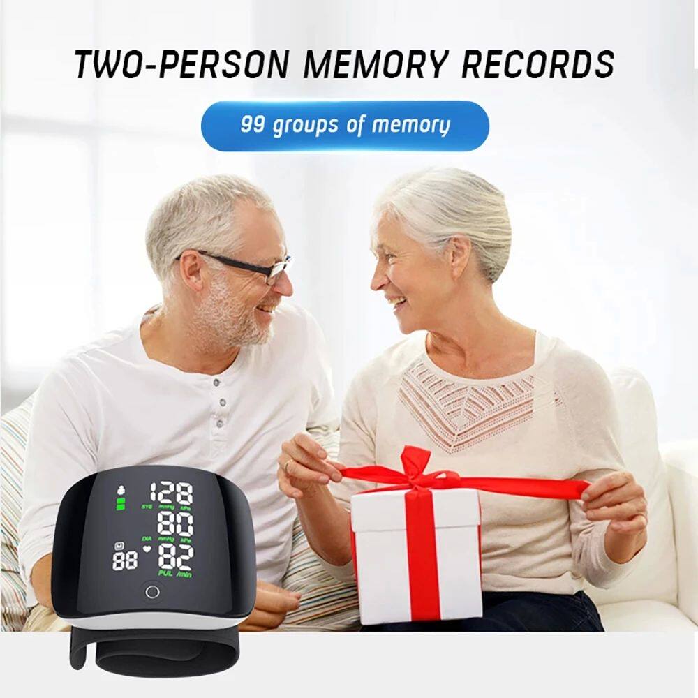 Touch D Screen Digital Wrist Blood Pressure Monitor Smart