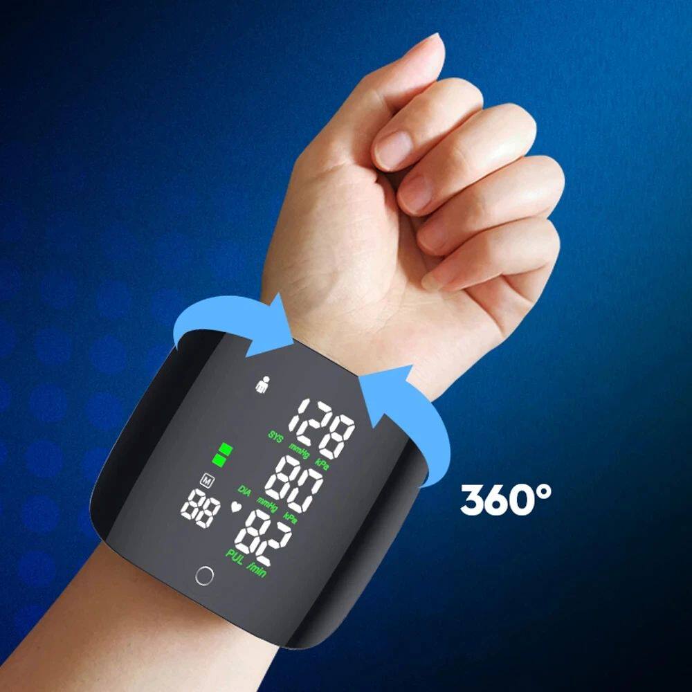 Touch D Screen Digital Wrist Blood Pressure Monitor Smart
