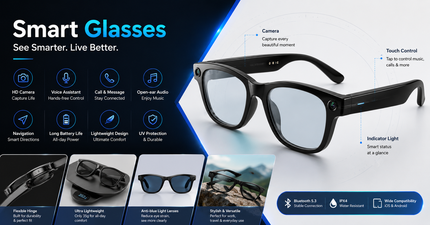 Best Smart Glasses for Music and Hands-Free Calls