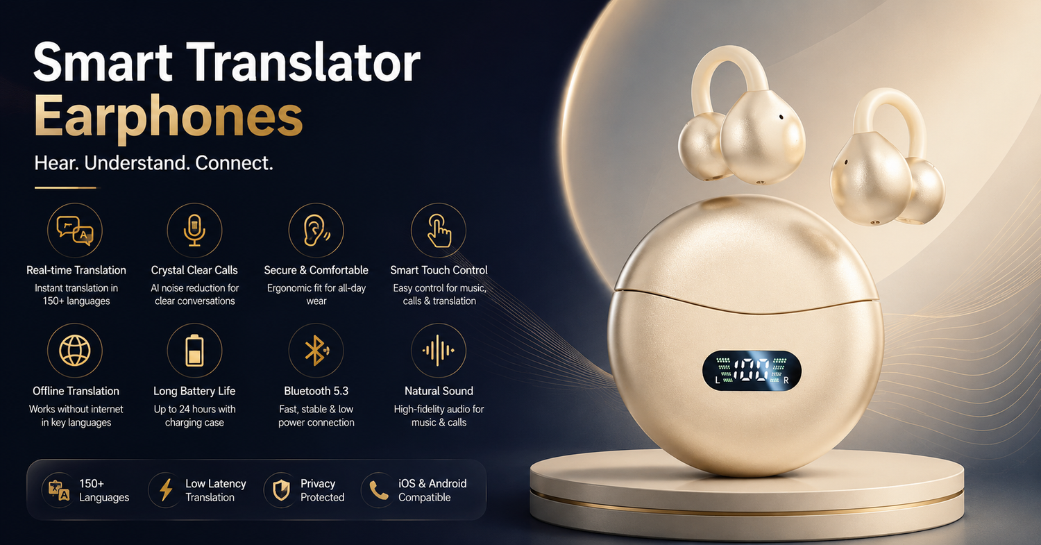 Top Smart Translator Earphones with Instant Voice Translation