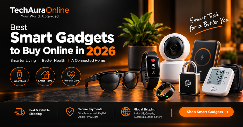 Best Smart Gadgets to Buy Online from TechAuraOnline in 2026