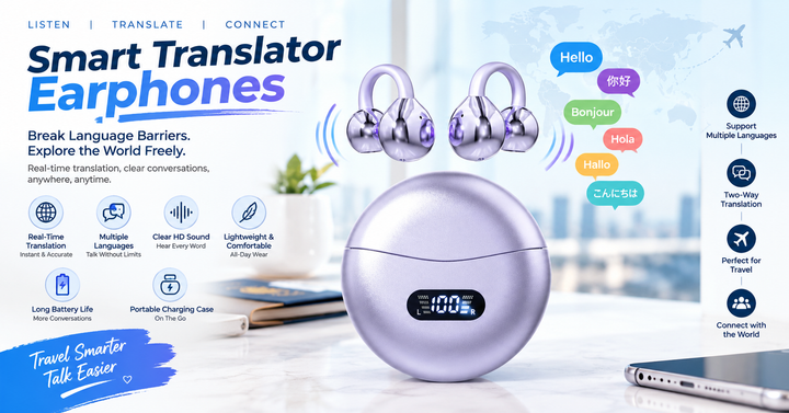Smart Translator Earphones vs Phone Translation: Which Is More Convenient?