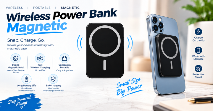 Wireless Power Bank Magnetic: Capacity, Charging Speed, and Compatibility Guide
