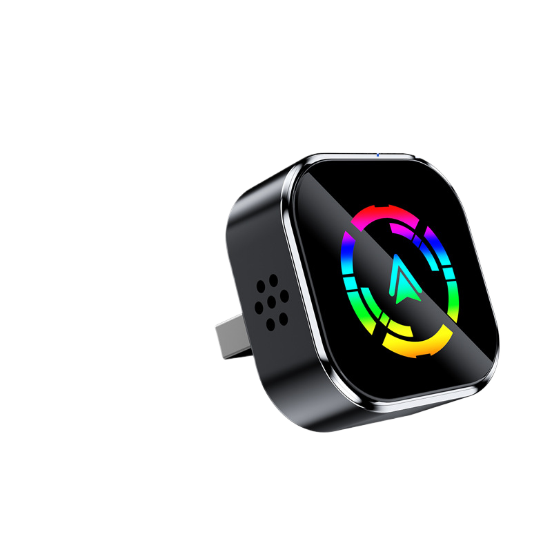 2-in-1 Wireless Carplay Adapter, Horizontal Plug-In Smart Car Interconnection Box, Android Autocarplay Box