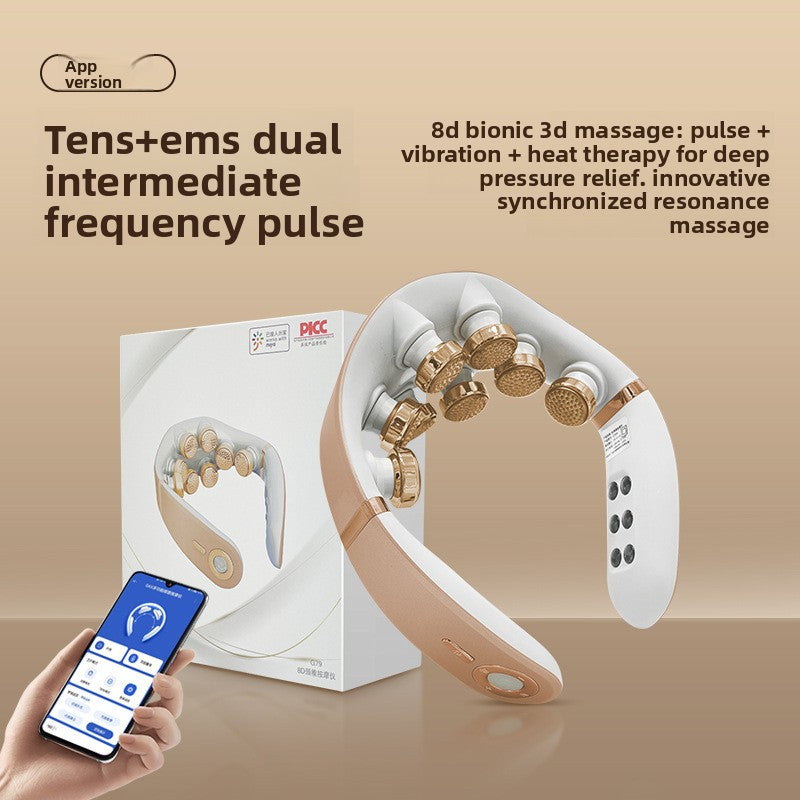 Smart Neck Massager with Heat Therapy