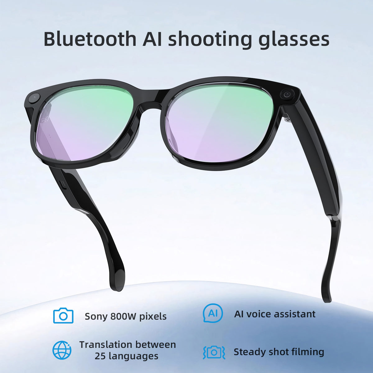 AI Smart Photochromic Glasses with Translator