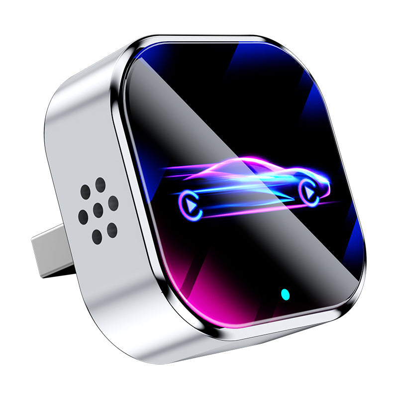 2-in-1 Wireless Carplay Adapter, Horizontal Plug-In Smart Car Interconnection Box, Android Autocarplay Box