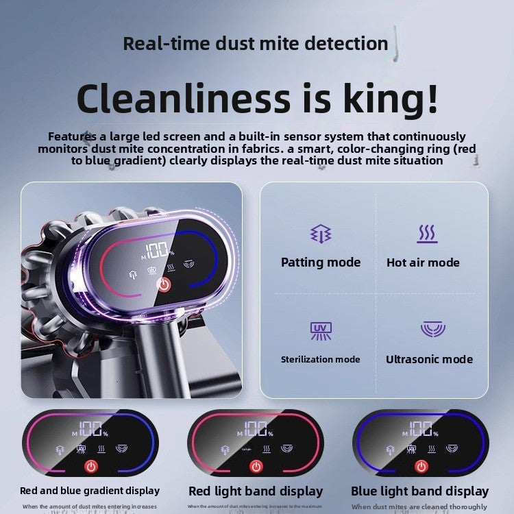 Smart Home Dual Dust Cup Mite Remover