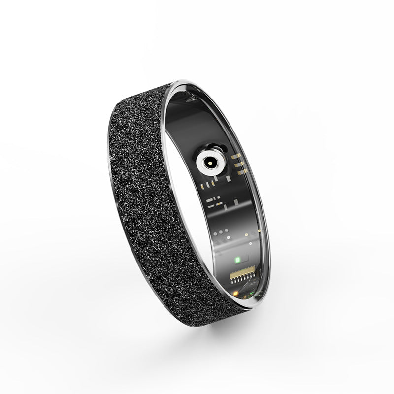 V3 Frosted Smart Ring with Heart Rate Monitoring