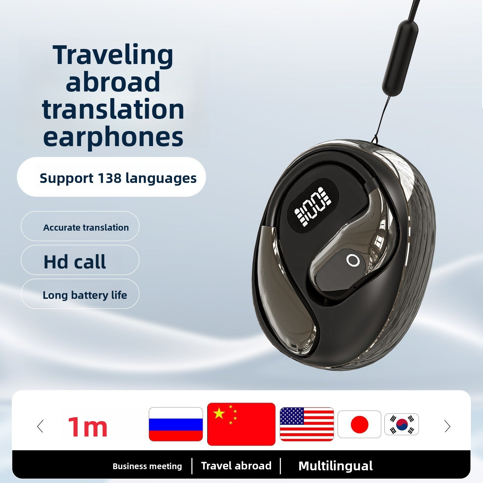 Smart AI Translation Bluetooth Headset