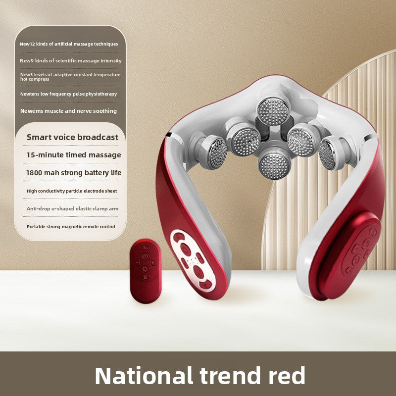 Smart Neck Massager with Heat Therapy