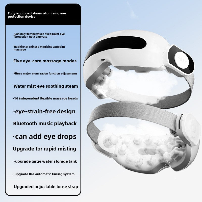 Smart Eye Massager with Steam and Bluetooth