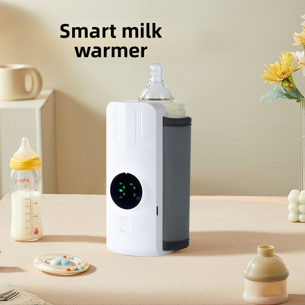 Portable rechargeable constant temperature bottle warmer