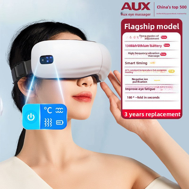 Smart Eye Massager with Steam and Bluetooth