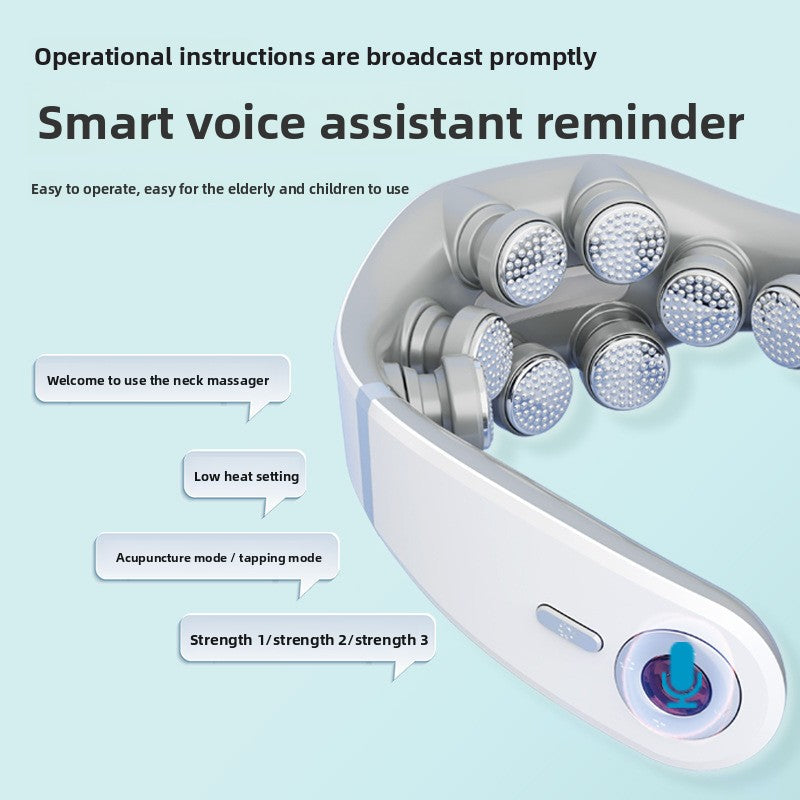 Smart Neck Massager with Heat Therapy
