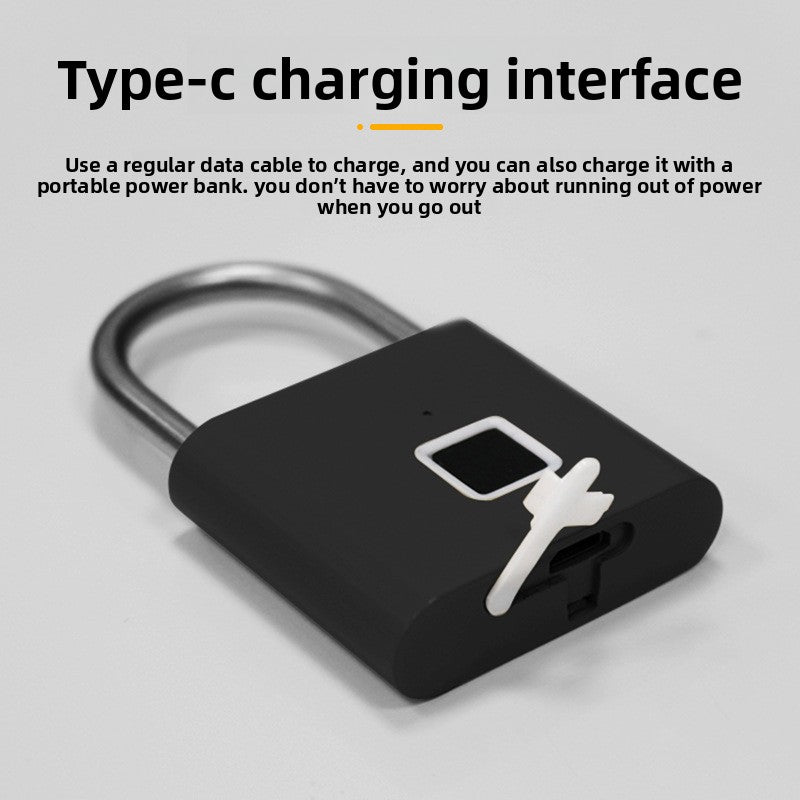 Smart Fingerprint Padlock Waterproof Electronic Lock