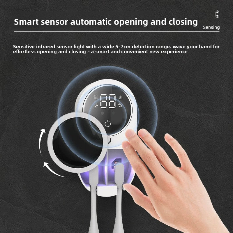 Smart UV Toothbrush Sanitizer with Drying Function