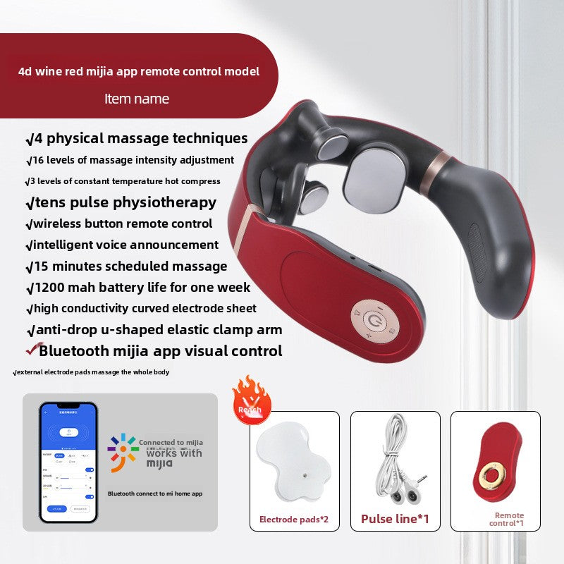 Smart Neck Massager with Heat Therapy