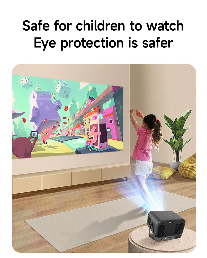 Home 4K HD Electric Focus Projector