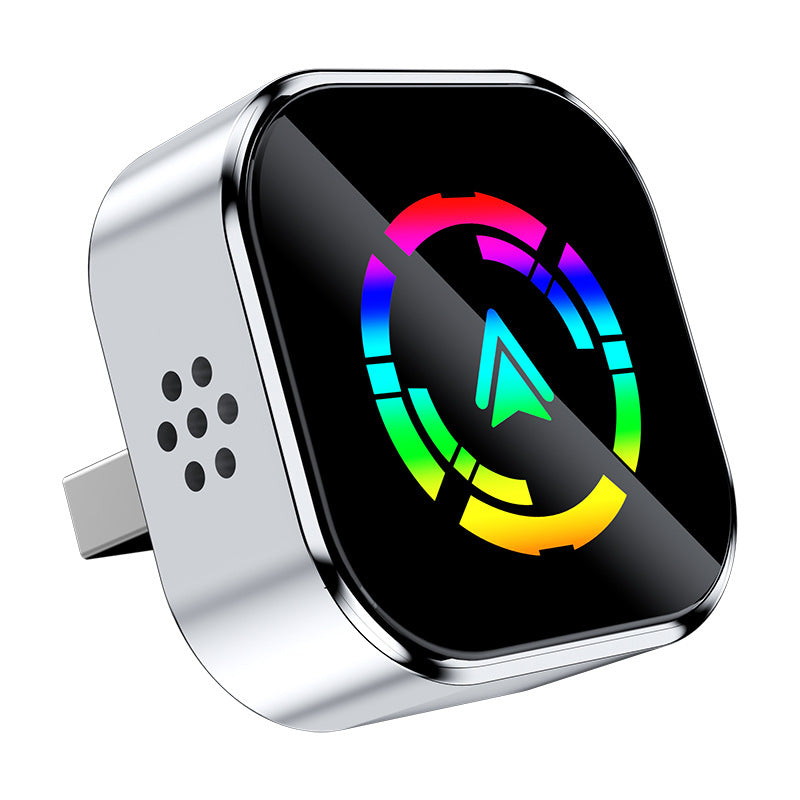 2-in-1 Wireless Carplay Adapter, Horizontal Plug-In Smart Car Interconnection Box, Android Autocarplay Box