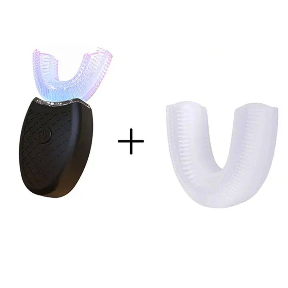 U-shaped smart silicone head electric toothbrush