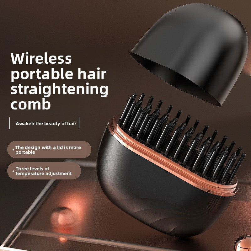 Wireless charging hair straightener