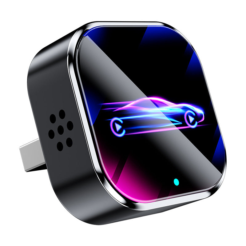 2-in-1 Wireless Carplay Adapter, Horizontal Plug-In Smart Car Interconnection Box, Android Autocarplay Box