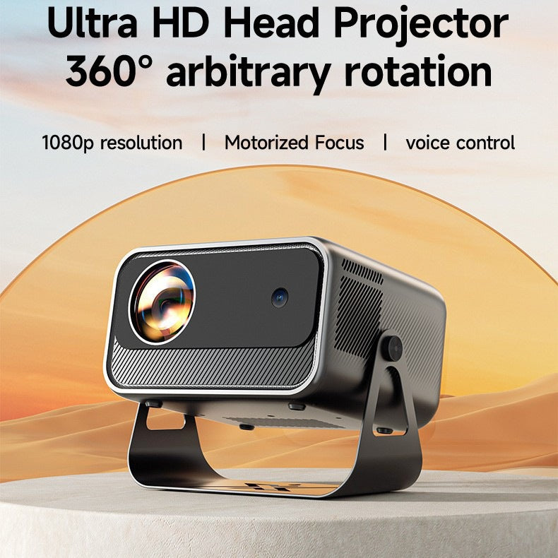 Home 4K HD Electric Focus Projector