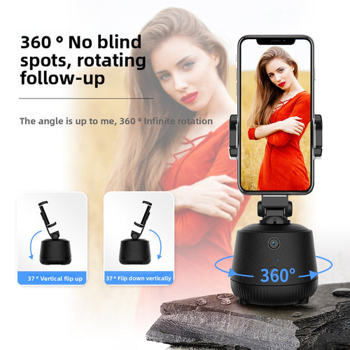 AI smart rotating stand tripod