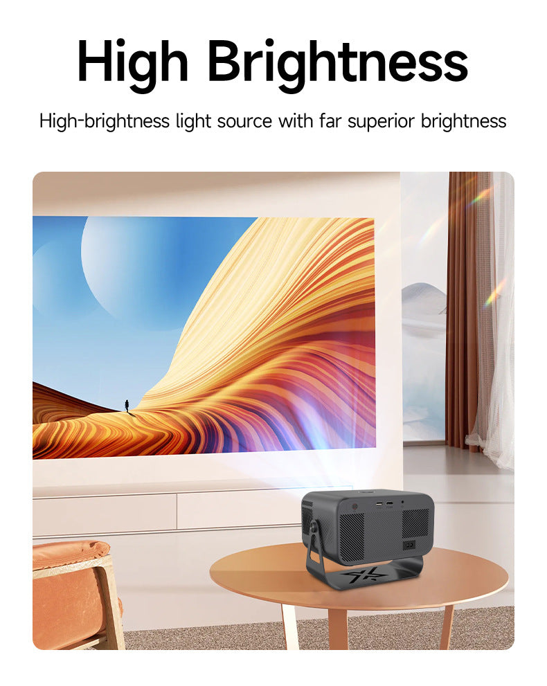 Home 4K HD Electric Focus Projector