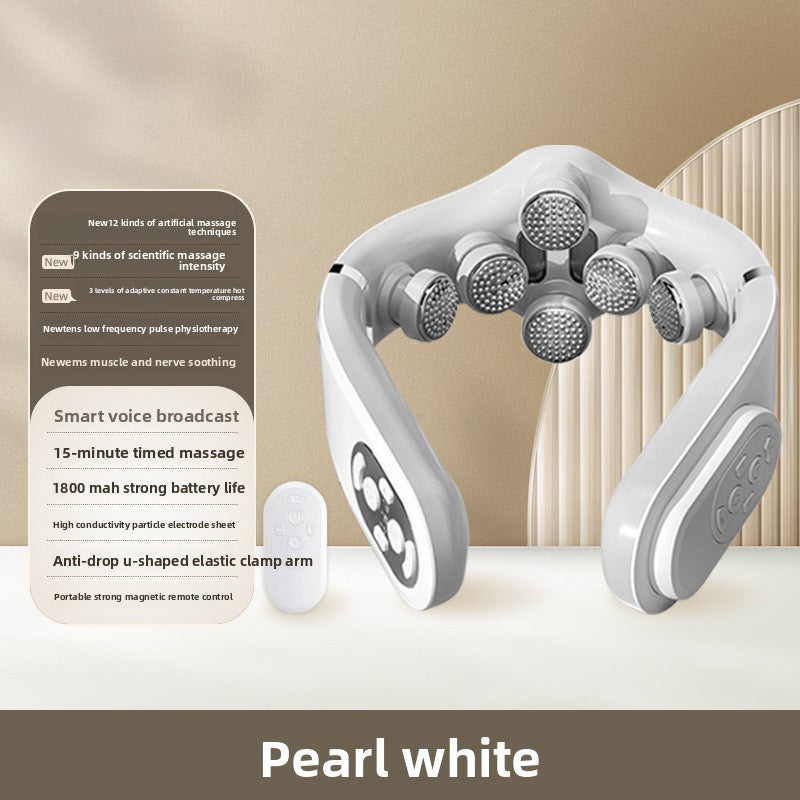 Smart Neck Massager with Heat Therapy