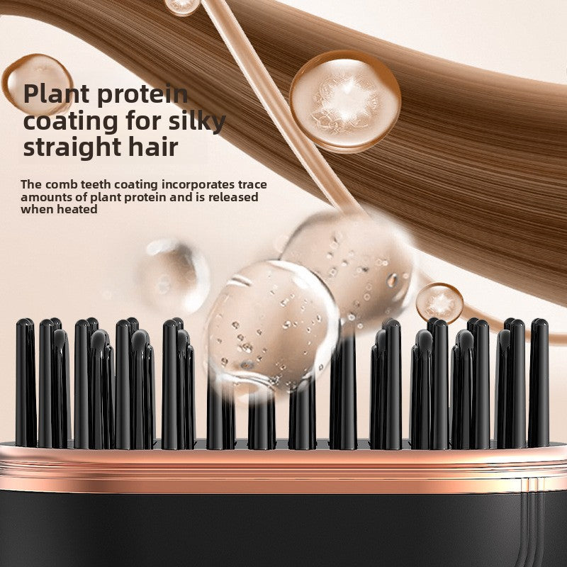 Wireless charging hair straightener