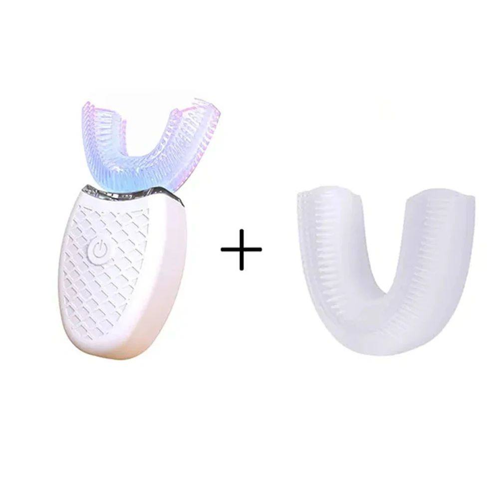 U-shaped smart silicone head electric toothbrush