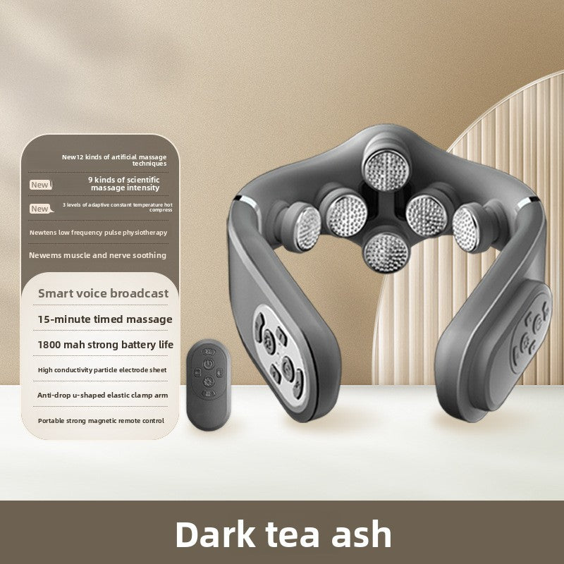 Smart Neck Massager with Heat Therapy