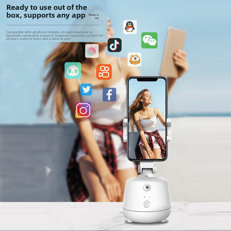 AI smart rotating stand tripod