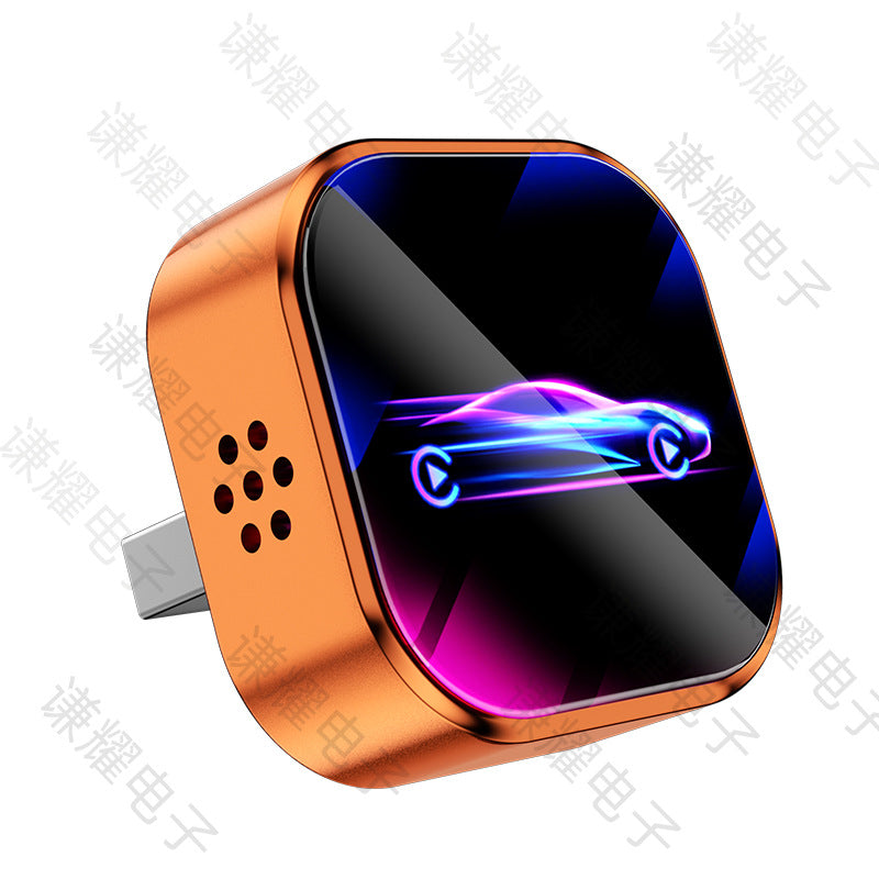 2-in-1 Wireless Carplay Adapter, Horizontal Plug-In Smart Car Interconnection Box, Android Autocarplay Box