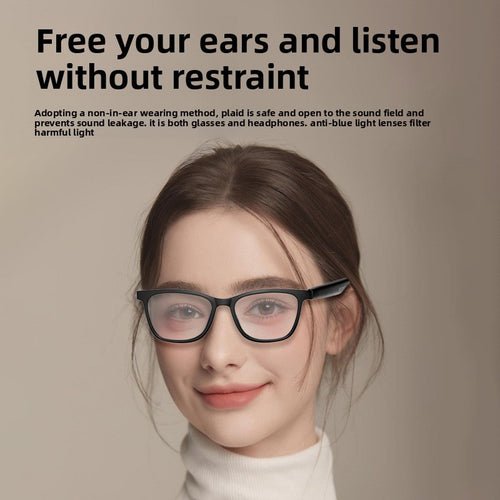 AI Bluetooth Glasses with Translation and Music Features