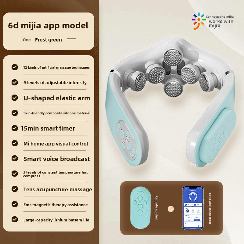 Smart Neck Massager with Heat Therapy